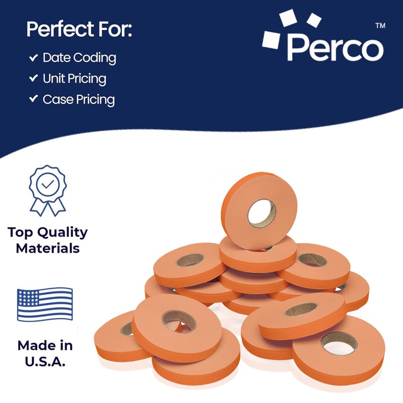 Perco Flou. Red Pricing Labels for Monarch 1110 Price Gun - 4 Sleeves, 68,000 Price Marking Labels - Image 4